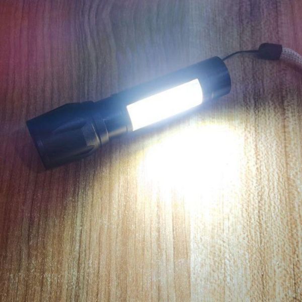 懐中電灯 LEDライト 強力 高輝度 充電式 小型 最強 ルーメン 防災用 電池なし ハンディライト 地震 USB ミニ 大容量 COB コンパクト_画像9