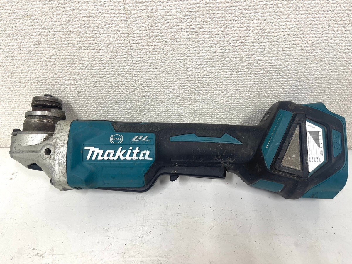 E311 makita マキタ 充電式マルノコ HS470D 充電式ディスクグラインダ GA418D 18V 本体のみ まとめ売り 動作未確認 ジャンクの画像7