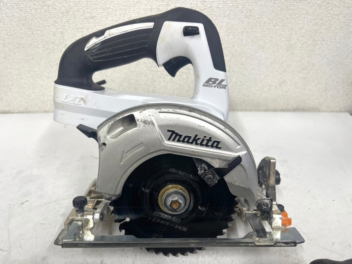 E311 makita マキタ 充電式マルノコ HS470D 充電式ディスクグラインダ GA418D 18V 本体のみ まとめ売り 動作未確認 ジャンクの画像2