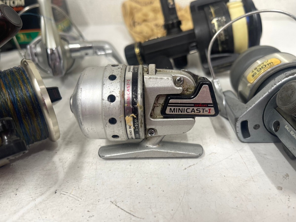 E333 釣具 リール まとめ売り Daiwa ダイワ EX-800 J-PRO RYOBI SHIMANO シマノ GT4000 他 動作未確認の画像7