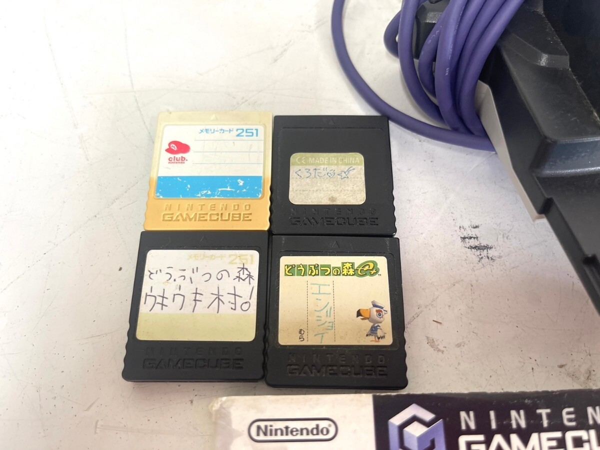 E350 任天堂 Nintendo ゲームキューブ GAME CUBE コントローラー ソフト メモリーカード 大量 まとめ売り マリオ 他の画像4