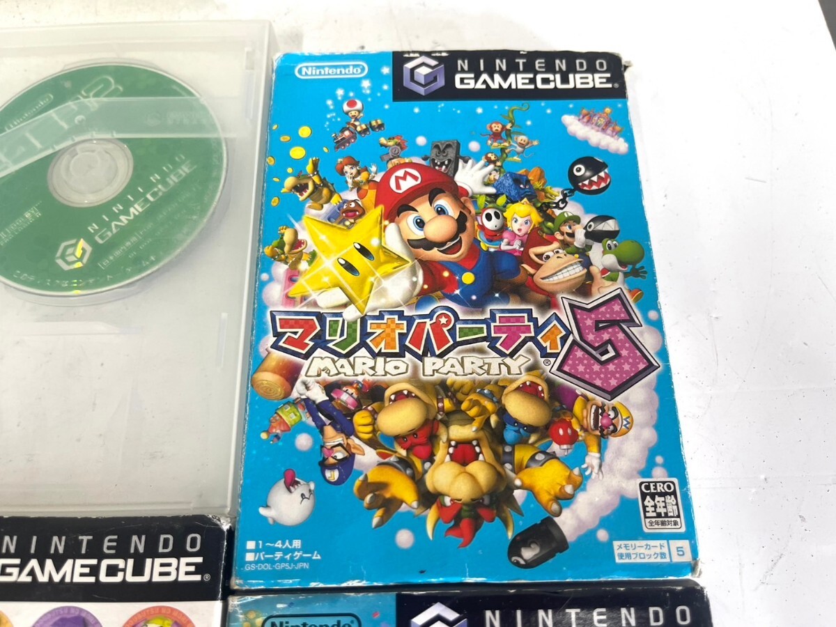 E350 任天堂 Nintendo ゲームキューブ GAME CUBE コントローラー ソフト メモリーカード 大量 まとめ売り マリオ 他の画像7