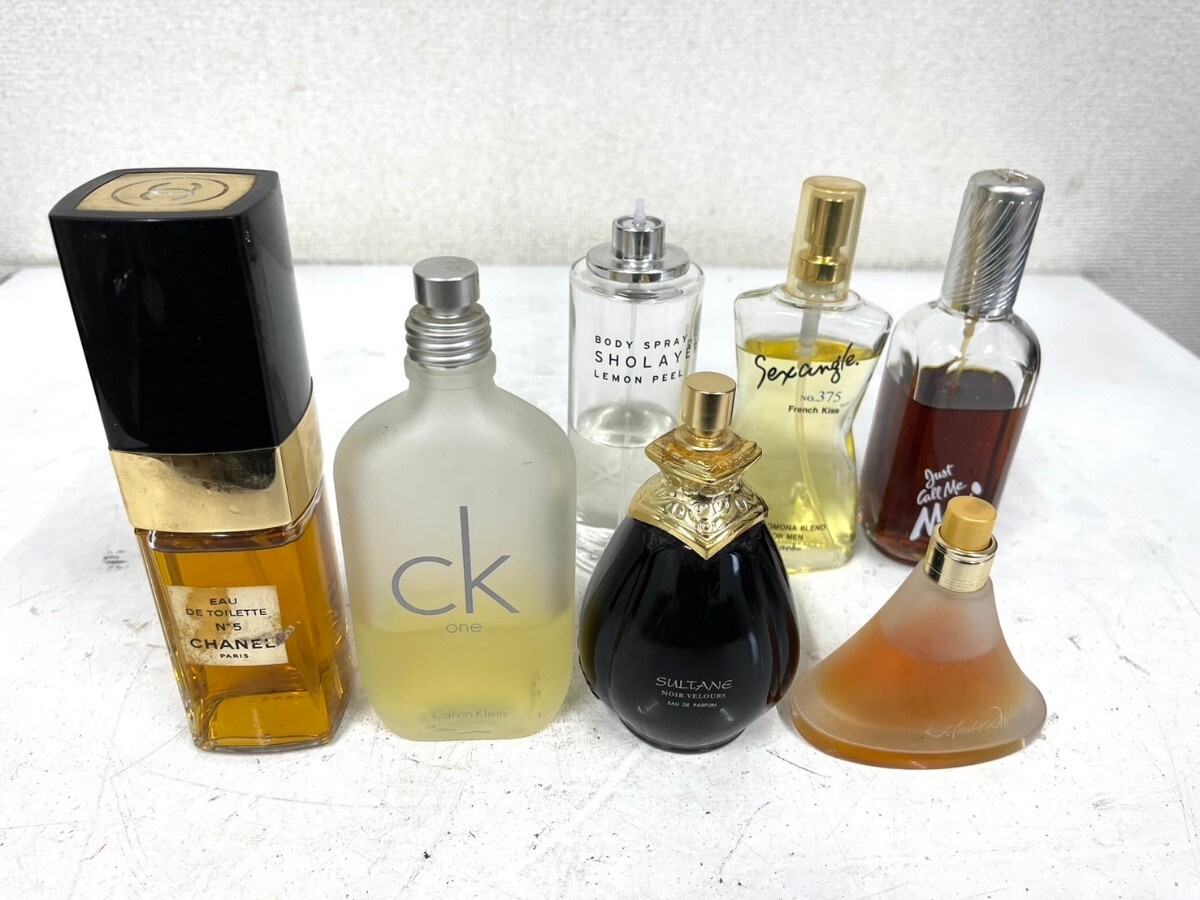 E360　香水　まとめ売り　CHANEL　Calvin Klein　ジャンヌアルテス　JEANNE ARTHES　他　中古品_画像1