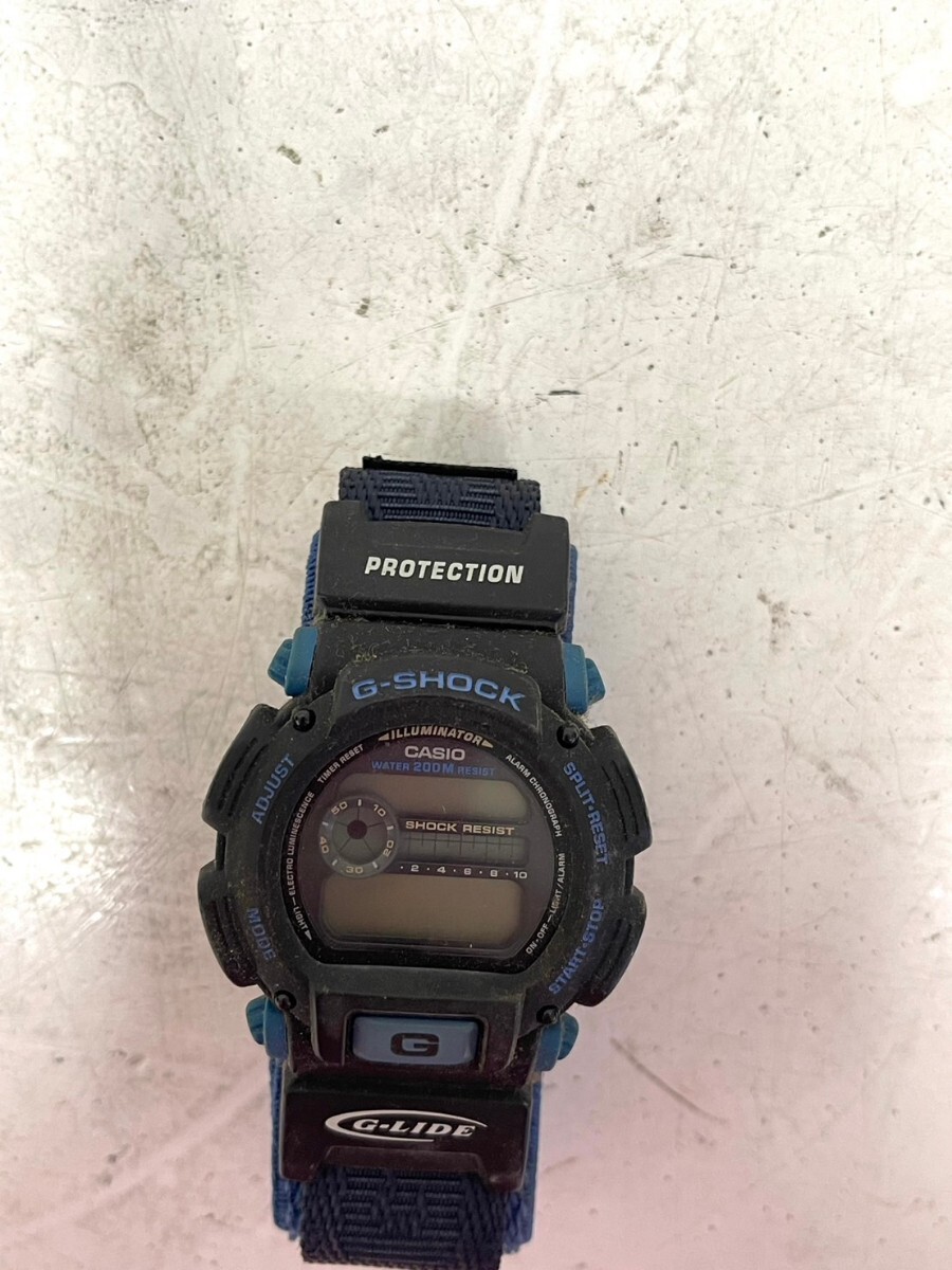 E305 G-SHOCK Gショック CASIO カシオ 腕時計 2点まとめて まとめ売り DW-003 DW-9000 メンズ 動作未確認の画像6