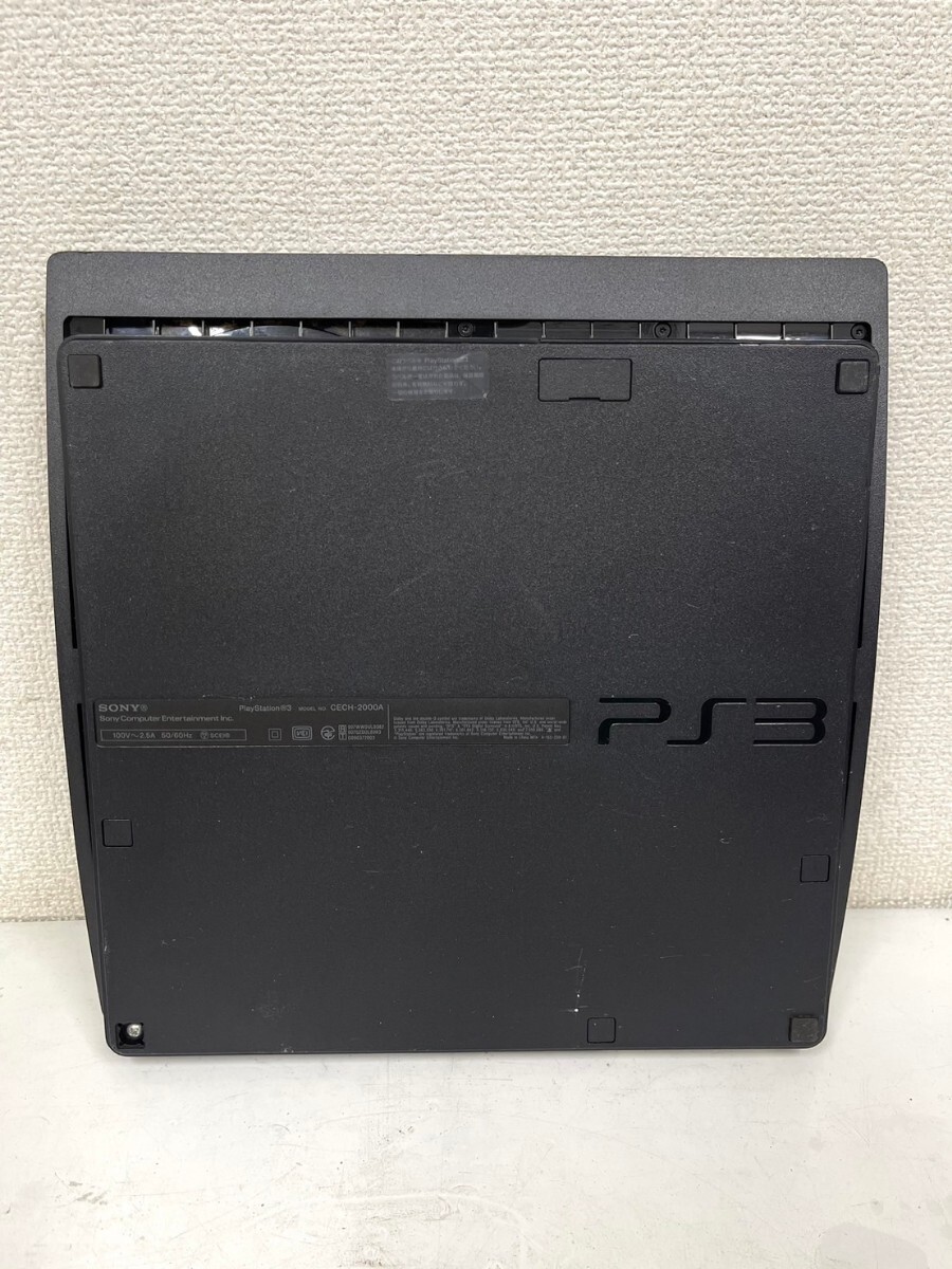 E337 PlayStation3 プレイステーション3 プレステ3 PS3 CECH-2000A 本体 ブラック SONY ソニー 通電確認済みの画像4