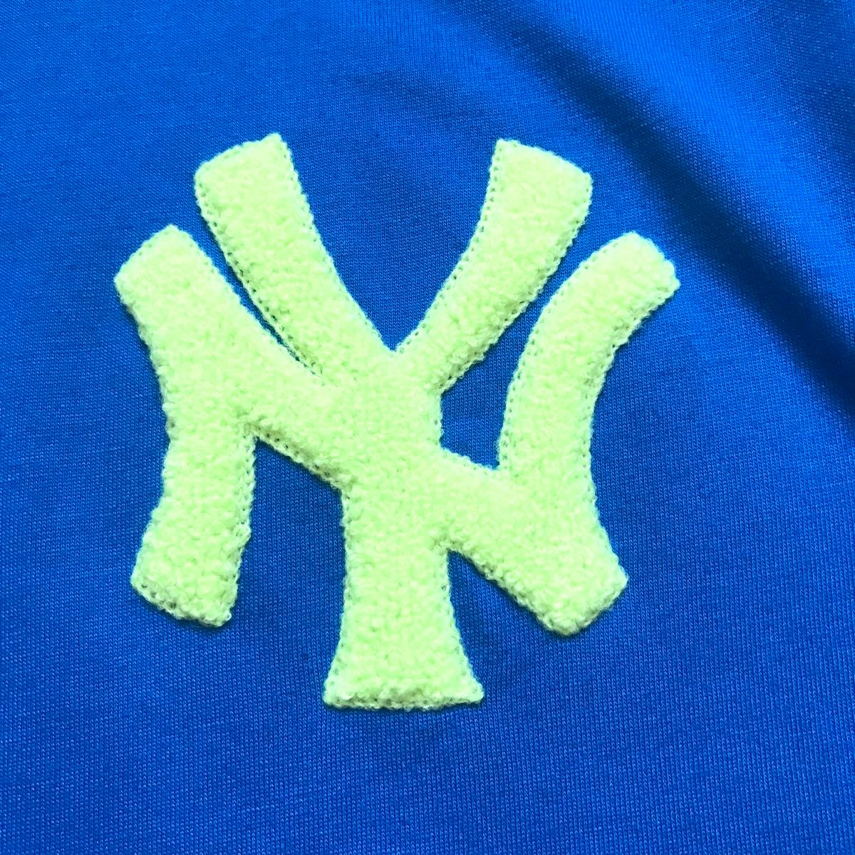 Majestic  マジェスティック　ヤンキース　Tシャツ　NY  半袖　ブルー　アメカジ　M