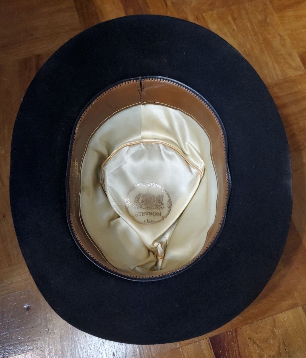 STETSON ステットソン　ヴィンテージハット　SOVEREIGN  ブラック 黒