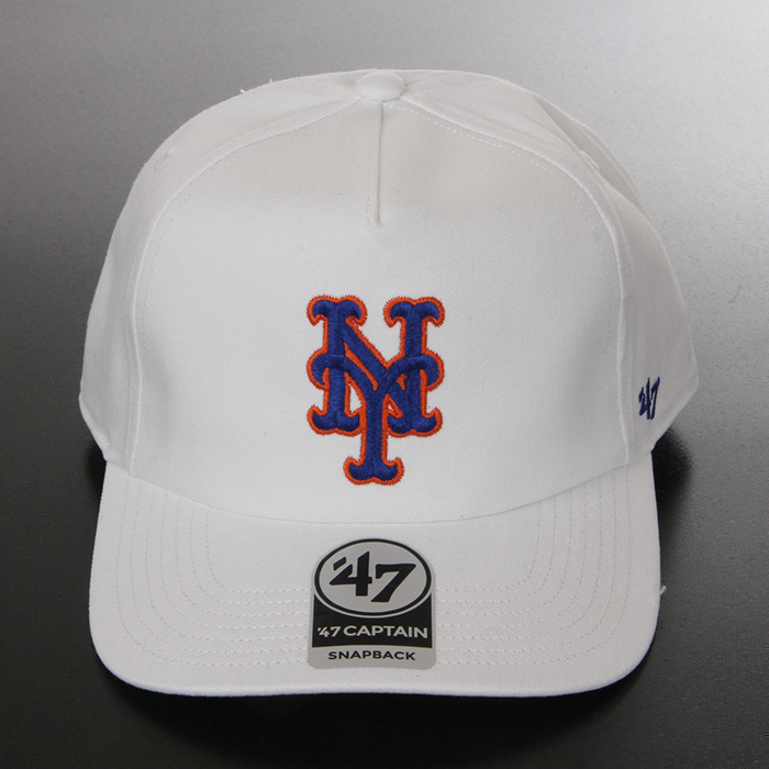【新品】【CAPTAIN】47BRAND NY ニューヨーク メッツ キャップ 白 ホワイト 帽子 スナップバック メンズ レディース B-NTSKT16GWP-WH_画像2