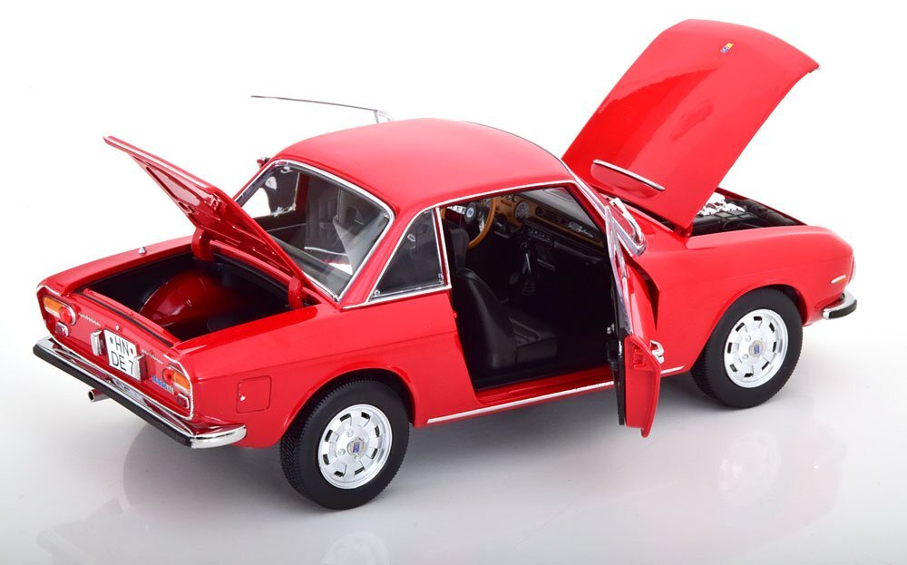 Norev 187982 ノレブ 1/18 ミニカー ダイキャストモデル 1971年モデル ランチア LANCIA - FULVIA 1600 HF LUSSO 1971 レッド