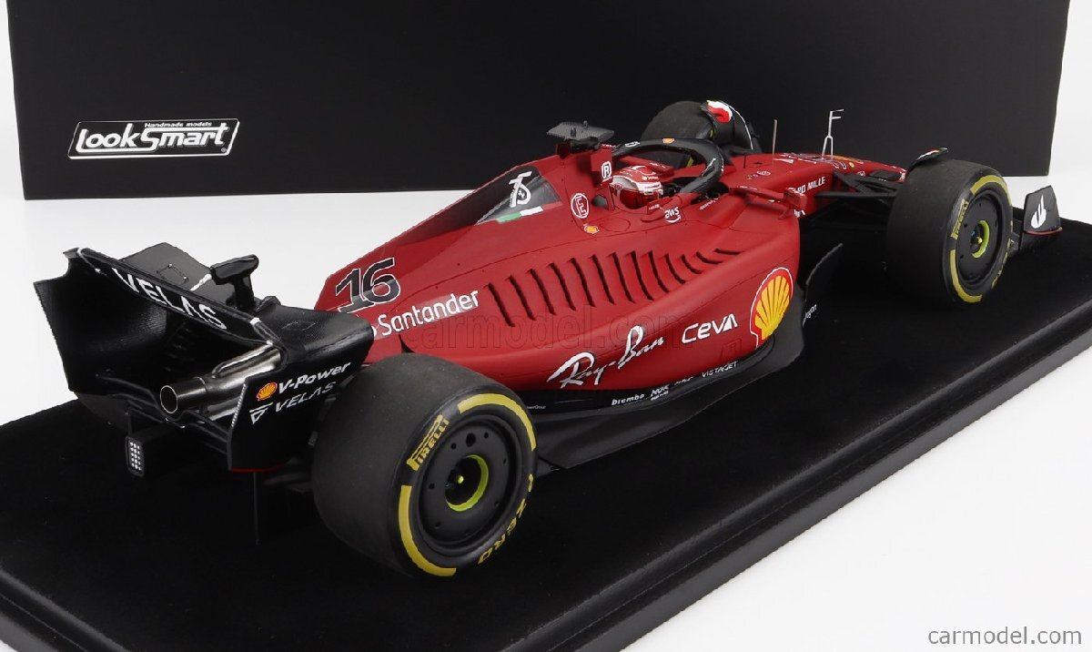 Looksmart 1/18 2022年オーストリアGP 優勝モデル フェラーリ Ferrari F1-75 Austria GP 2022 - Charles Leclerc No.16