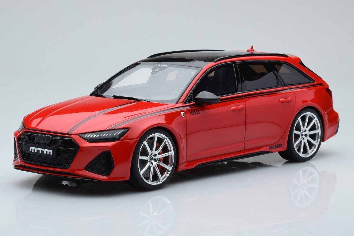 GT Spirit 1/18 ミニカー レジン プロポーションモデル 021年モデル アウディ AUDI RS 6 BY MTM (Motoren Technik Mayer) レッド_画像1