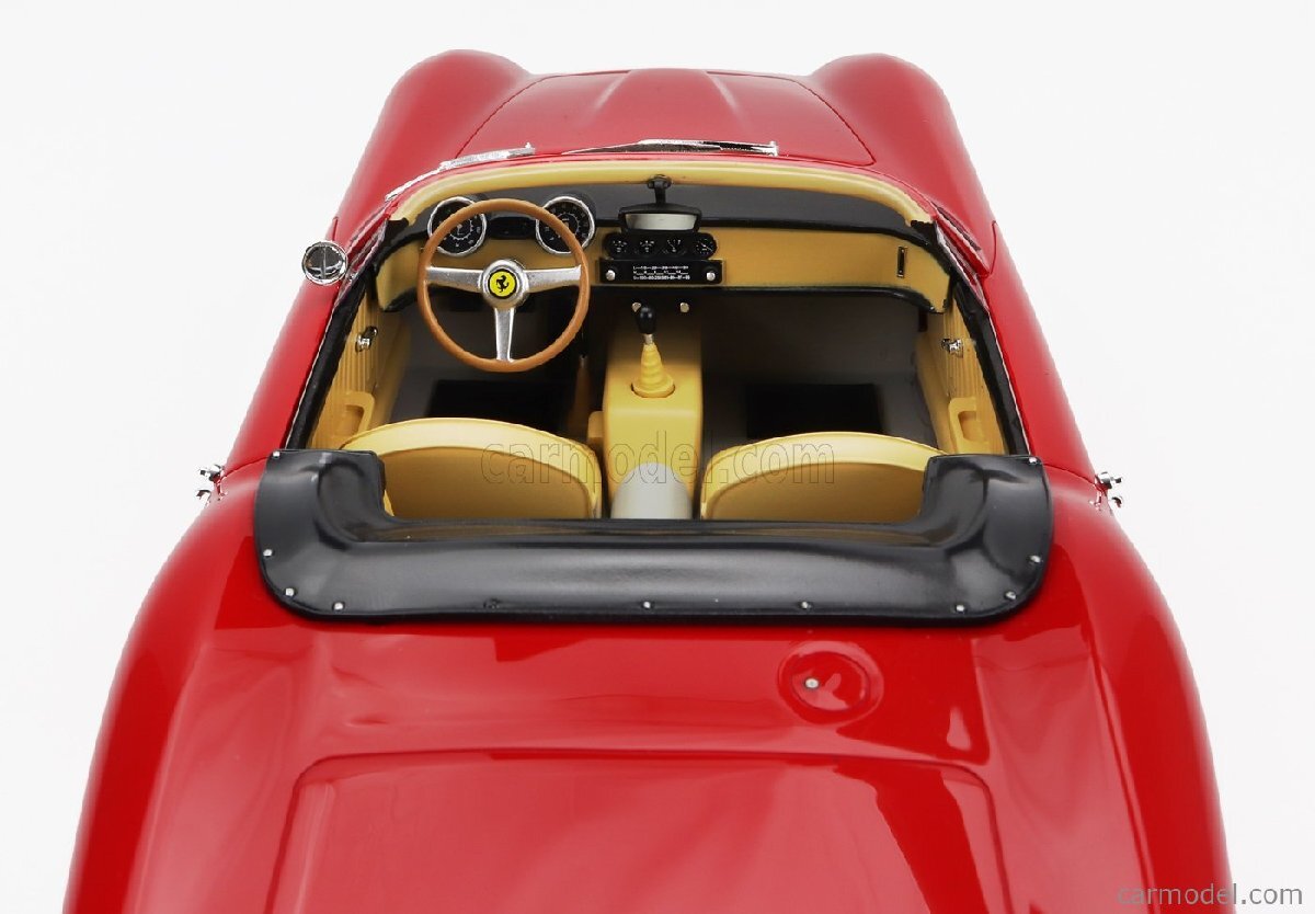 Maxima 1/18 ミニカー レジン プロポーションモデル 1965年モデル フェラーリ Ferrari 250 GT NEMBO SPIDER Chassis #1777GT 1965 レッドの画像6