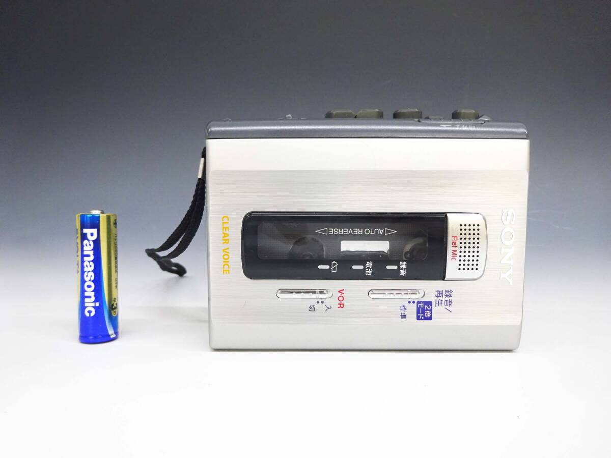 ◆(NS) 動作確認済 SONY ソニー カセットテープ レコーダー TCM-500 シルバー カセットテープ 録音 再生 オーディオ機器の画像1