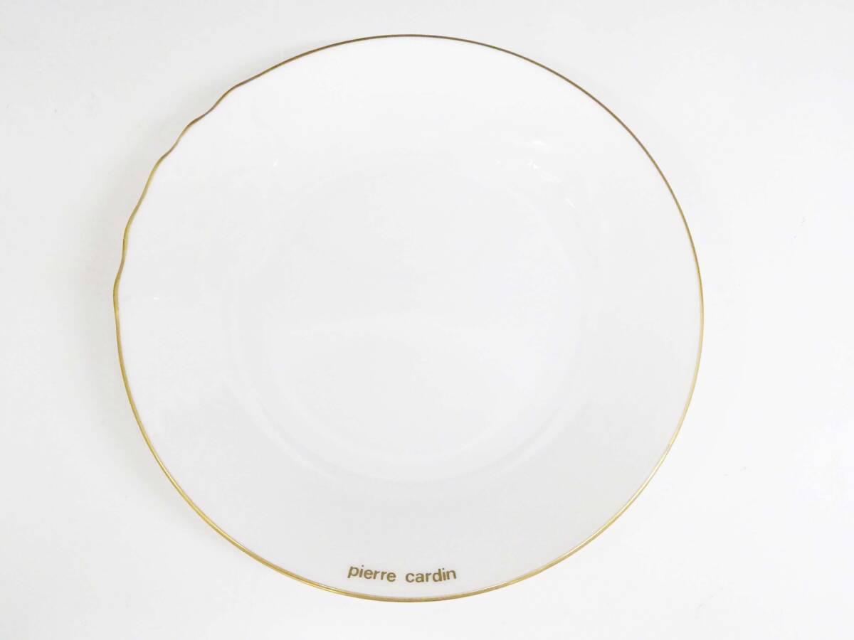 ◆(NS) Pierre Cardin ピエール カルダン カップ＆ソーサー ペア 2客セット 金縁 ホワイト 陶器 洋食器 キッチン雑貨 コーヒー ティー _画像4