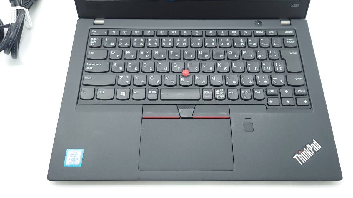 【良品】Lenovo ThinkPad X280 20KE-S0PC00 12.5型 Core i5-8350U 1.7GHz メモリ8GB ストレージSSD256GB windows10 リカバリ カメラ Wi-Fiの画像5