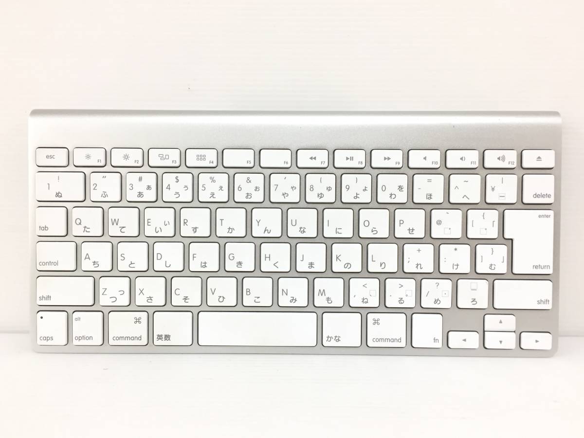 〇Apple 純正 Wireless keyboard A1314 ワイヤレスキーボード 日本語 動作品の画像2