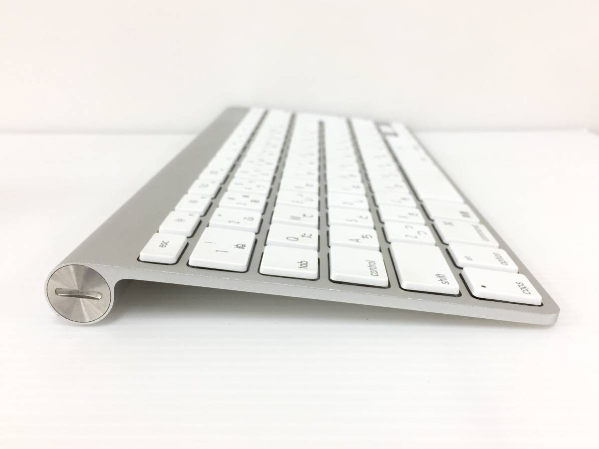 〇Apple 純正 Wireless keyboard A1314 ワイヤレスキーボード 日本語 動作品の画像3