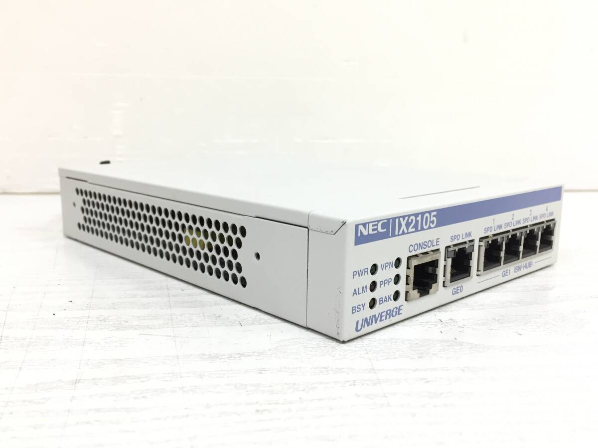 ◇【10台セット】NEC UNIVERGE IX2105 VPN対応 高速アクセスルーター ケーブル付属 動作品の画像4