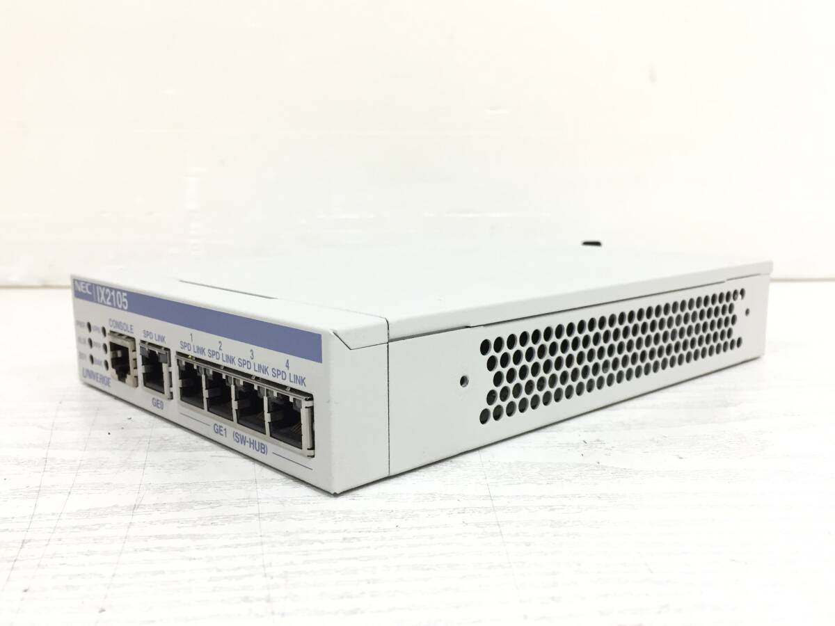 ◇【10台セット】NEC UNIVERGE IX2105 VPN対応 高速アクセスルーター ケーブル付属 動作品の画像5