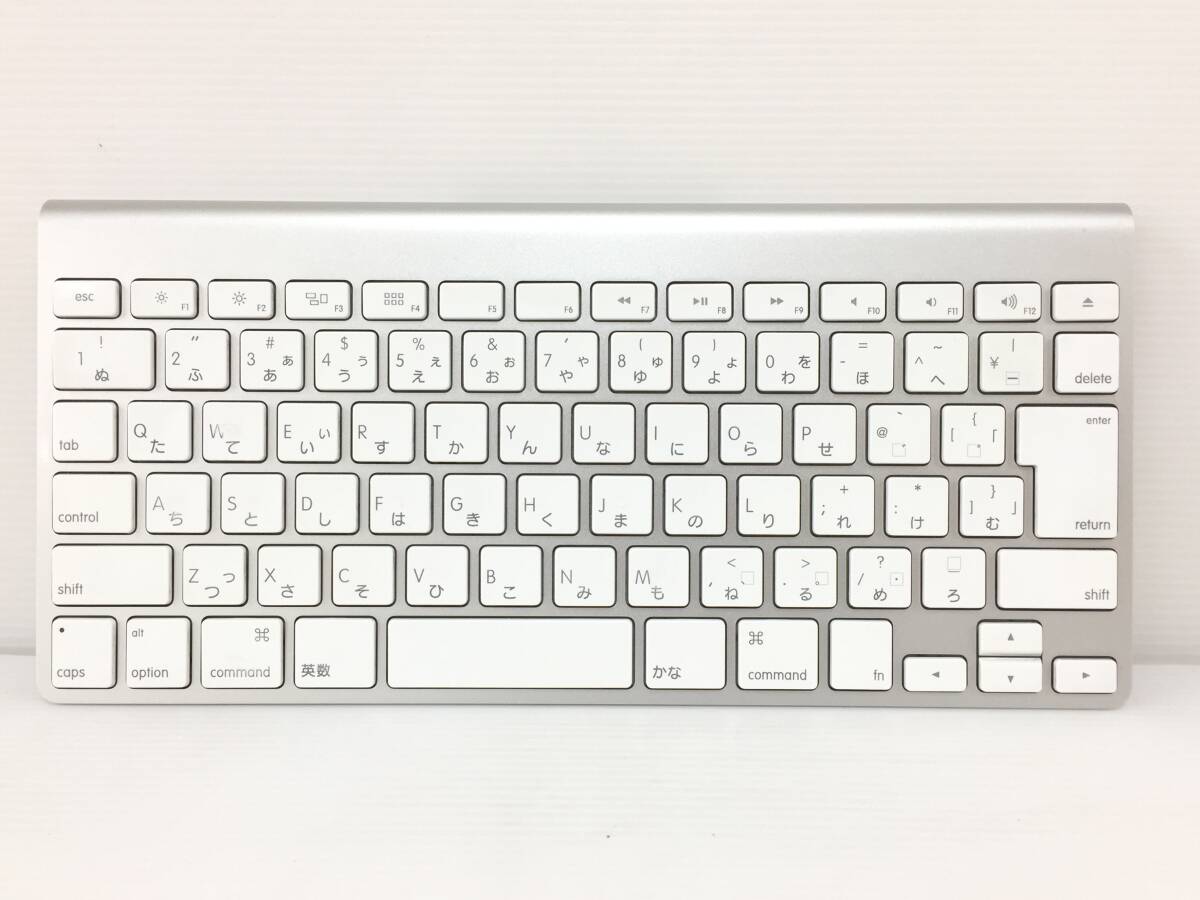 〇Apple 純正 Wireless keyboard A1314 ワイヤレスキーボード 日本語 動作品の画像2