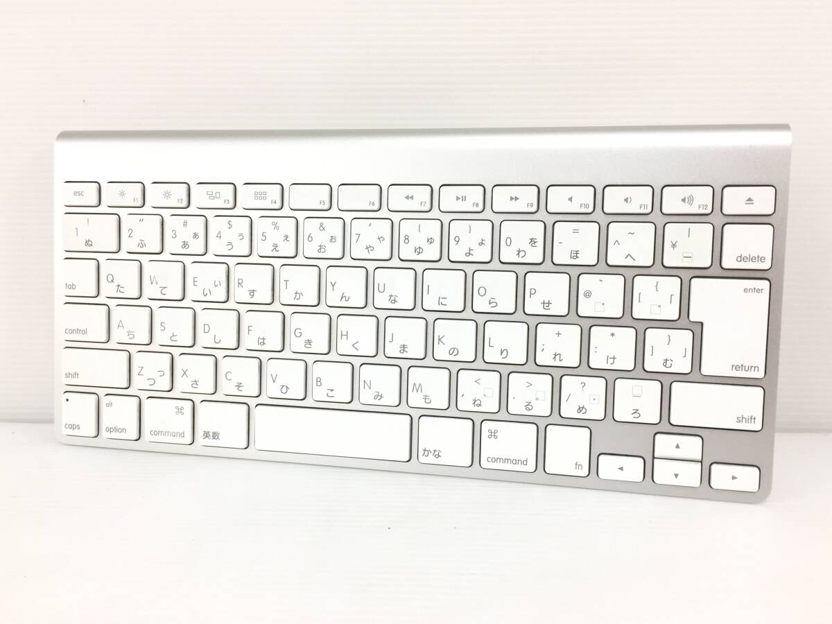 〇Apple 純正 Wireless keyboard A1314 ワイヤレスキーボード 日本語 動作品の画像1