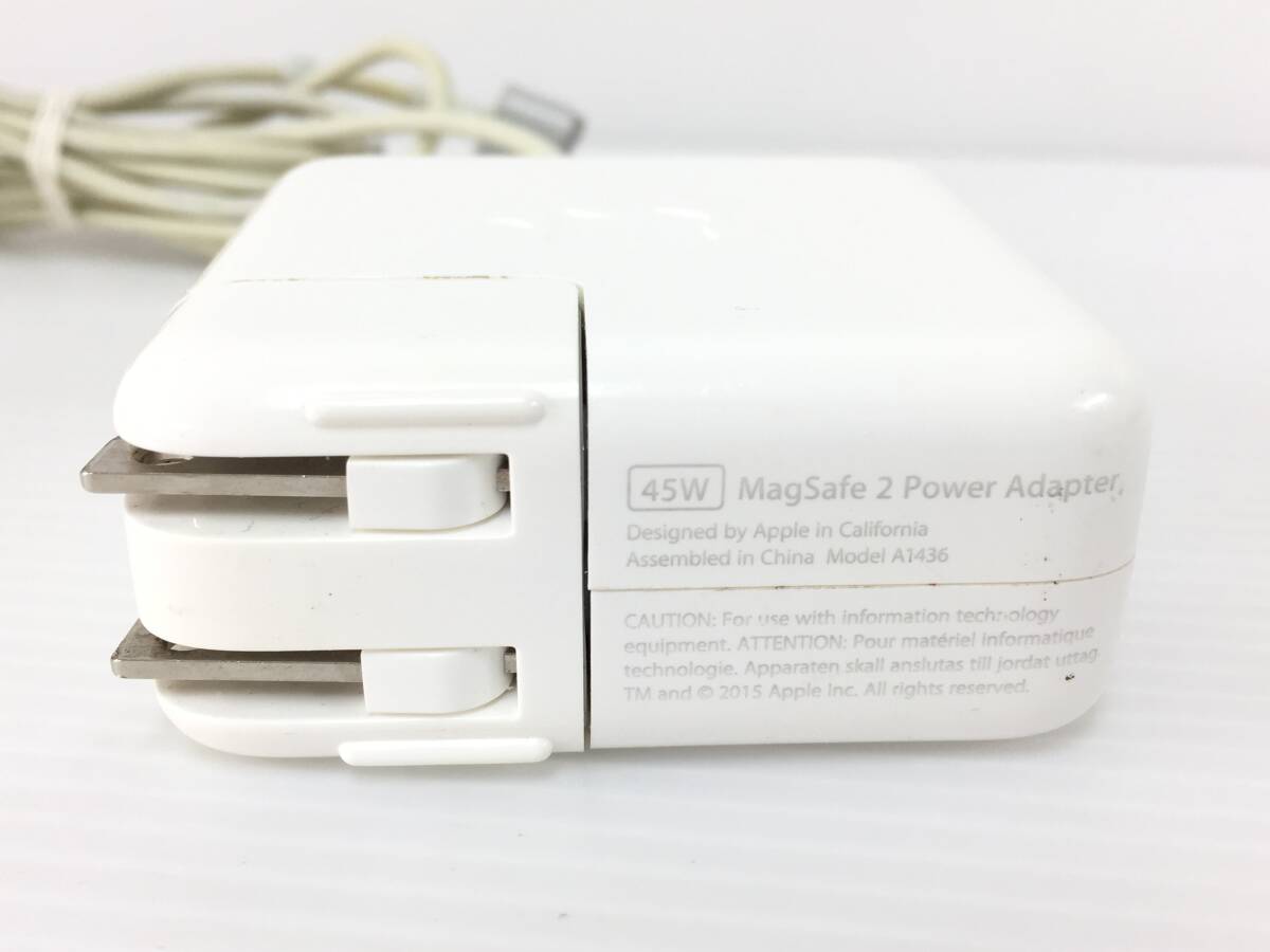 〇Apple 純正 45W MagSafe 2 Power Adapter 電源アダプタ A1436 動作品の画像2