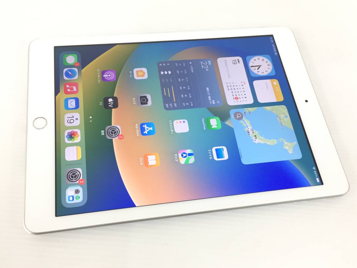 □【良品】Apple iPad 第5世代 Wi-Fiモデル 32GB A1822(MP2G2J/A) シルバー 動作品の画像2