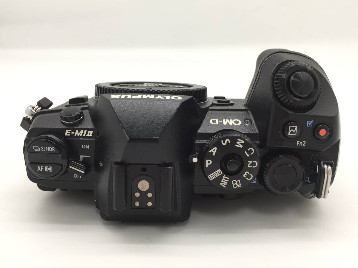 〇【良品】OLYMPUS オリンパス OM-D E-M1 Mark II ミラーレス一眼カメラ ボディ ブラック 動作品の画像7