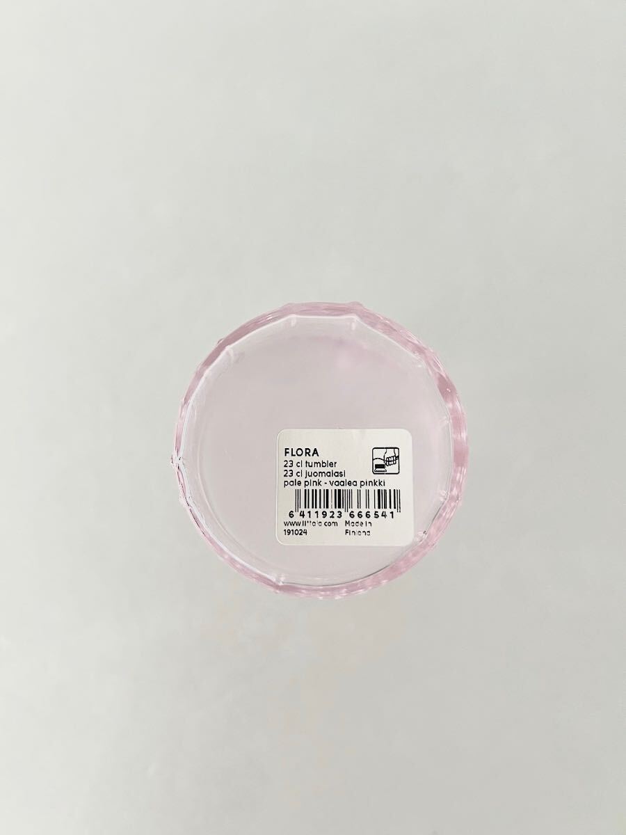 【未使用】Iitala　ピンク フローラ 23cl タンブラー　①_画像5