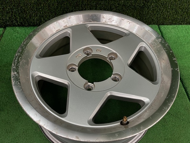 大阪CS2706♪ 社外ホイール 16ｘ7J PCD139.7 5穴 +25 ハブ径109 4本セット アルミホイールの画像8