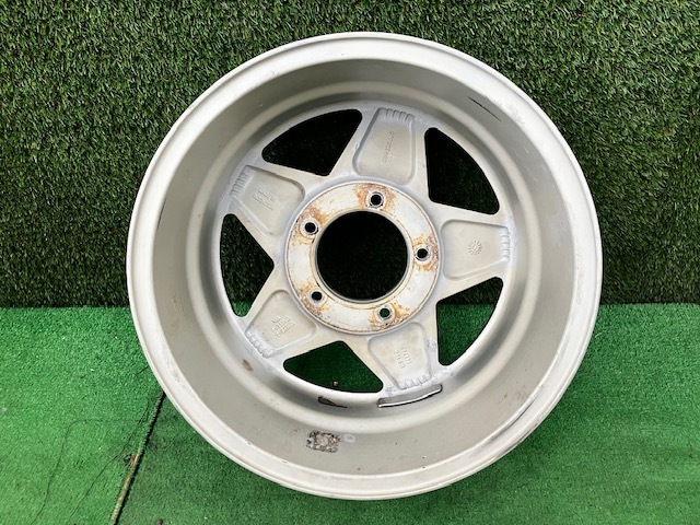 大阪CS2706♪ 社外ホイール 16ｘ7J PCD139.7 5穴 +25 ハブ径109 4本セット アルミホイールの画像3