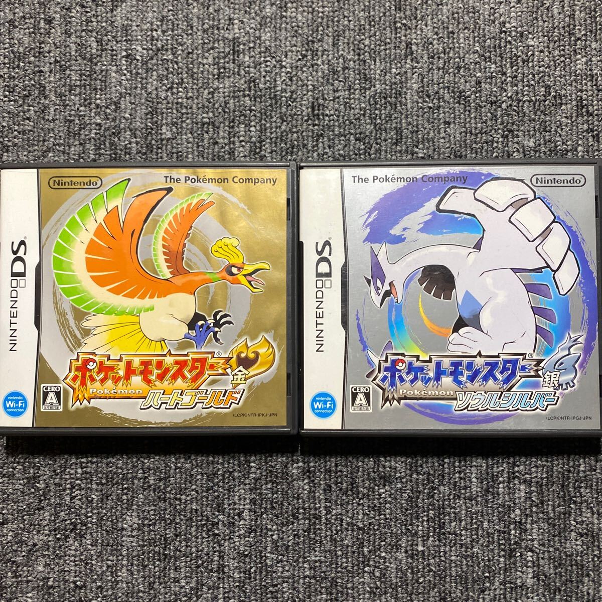 DS ポケットモンスター ハートゴールドソウルシルバー 2本セット HGSS_画像1