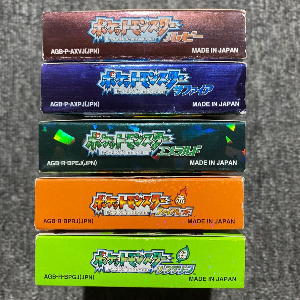 GBA ポケットモンスター 5本セット ワイヤレスアダプタ付き_画像5