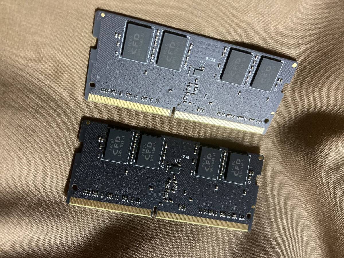 ノートPCメモリ CFD D4N2400CS-8G DDR4-2400 PC4-19200 8GB×2=16GB【中古】の画像2