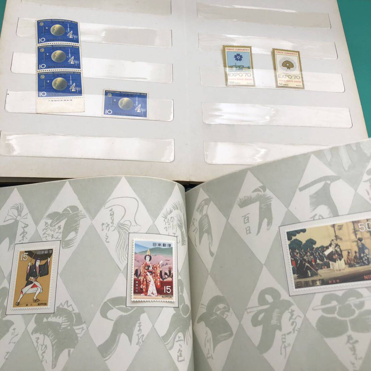 送料込み 古い切手 印紙 未使用 使用済み の画像5