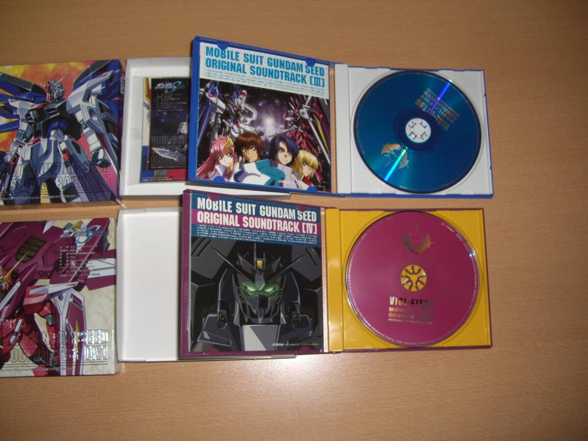 中古 CD 機動戦士ガンダムSEED オリジナルサウンドトラック 全4巻セットの画像5