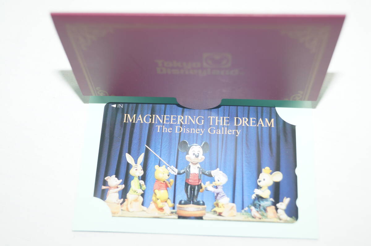  Disney телефонная карточка Tokyo Disney Land Disney гарантия Lee ① / не использовался прекрасный товар картон имеется 