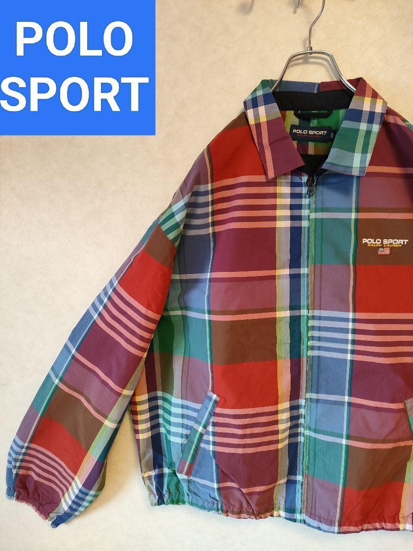 ポロラルフローレン　POLO SPORT マドラスチェック　ジャケット POLO RALPH LAUREN SPORT RRL RLX ハリントン スイングトップジャケット