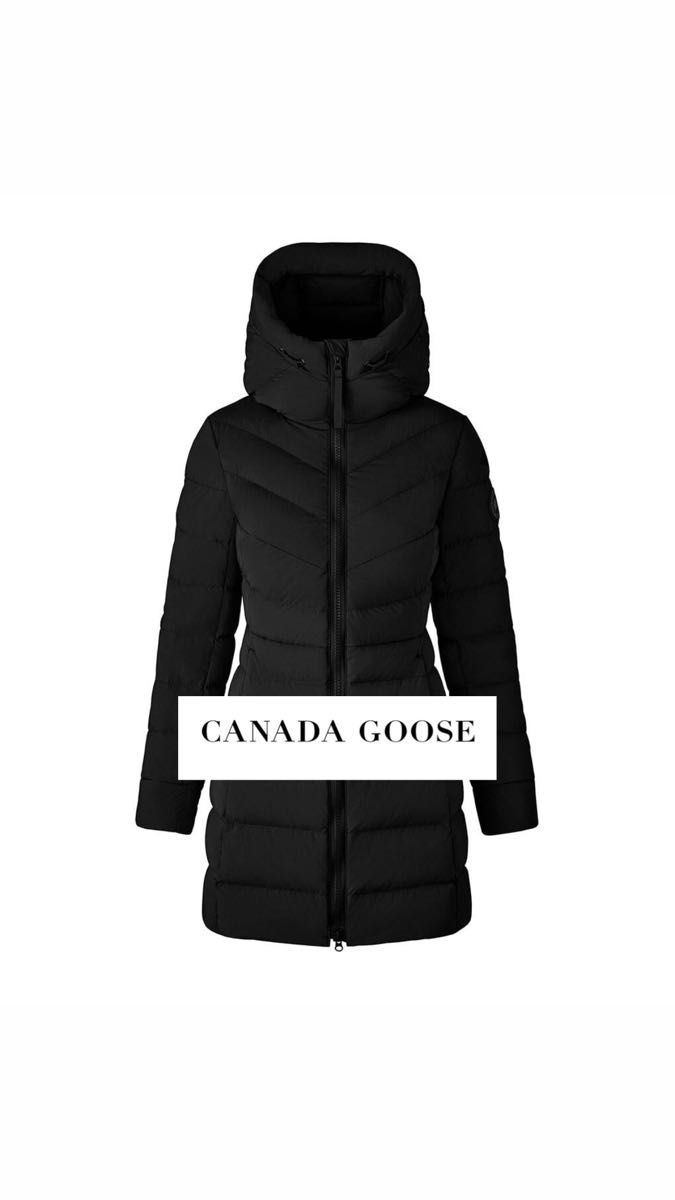 【CANADA GOOSE】 Clair Coat Black Label  BLACK Sサイズ　カナダグース ダウンジャケット