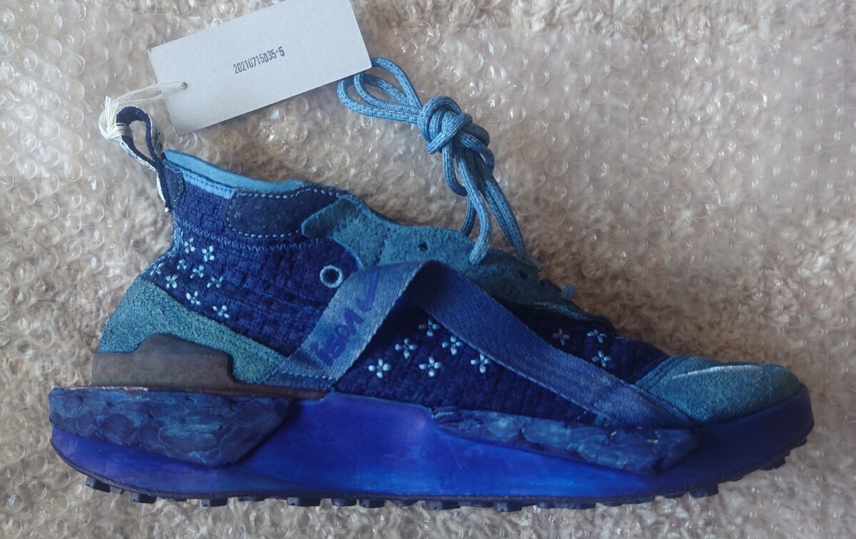 【付属品(靴下)完備】 Nike ISPA Drifter Indigo Dye Japan Limited BUAISOU ナイキ イスパ ドリフター　インディゴ　藍染め　ブアイソウ_画像5