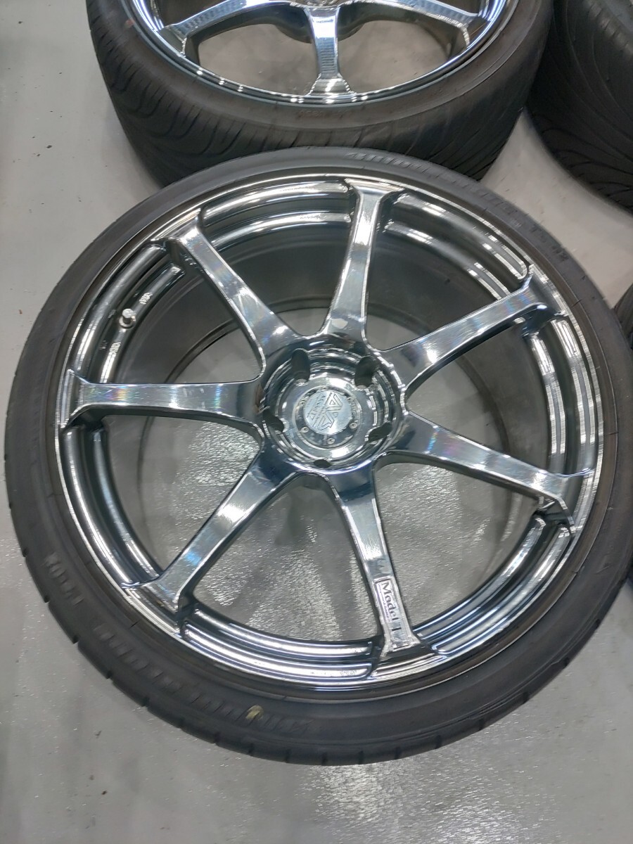 中古ヨコハマAVS Model T7 19インチホイール　8J 9J_画像3