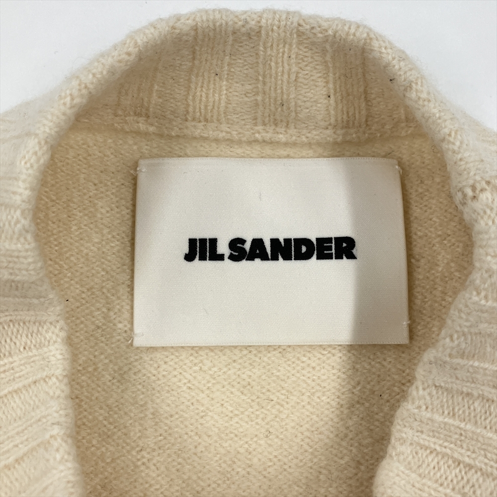 ジルサンダー JIL SANDER モックネック ニット ウール J21GP0002 J14506 アイボリー ホワイト 46 メンズ_画像3