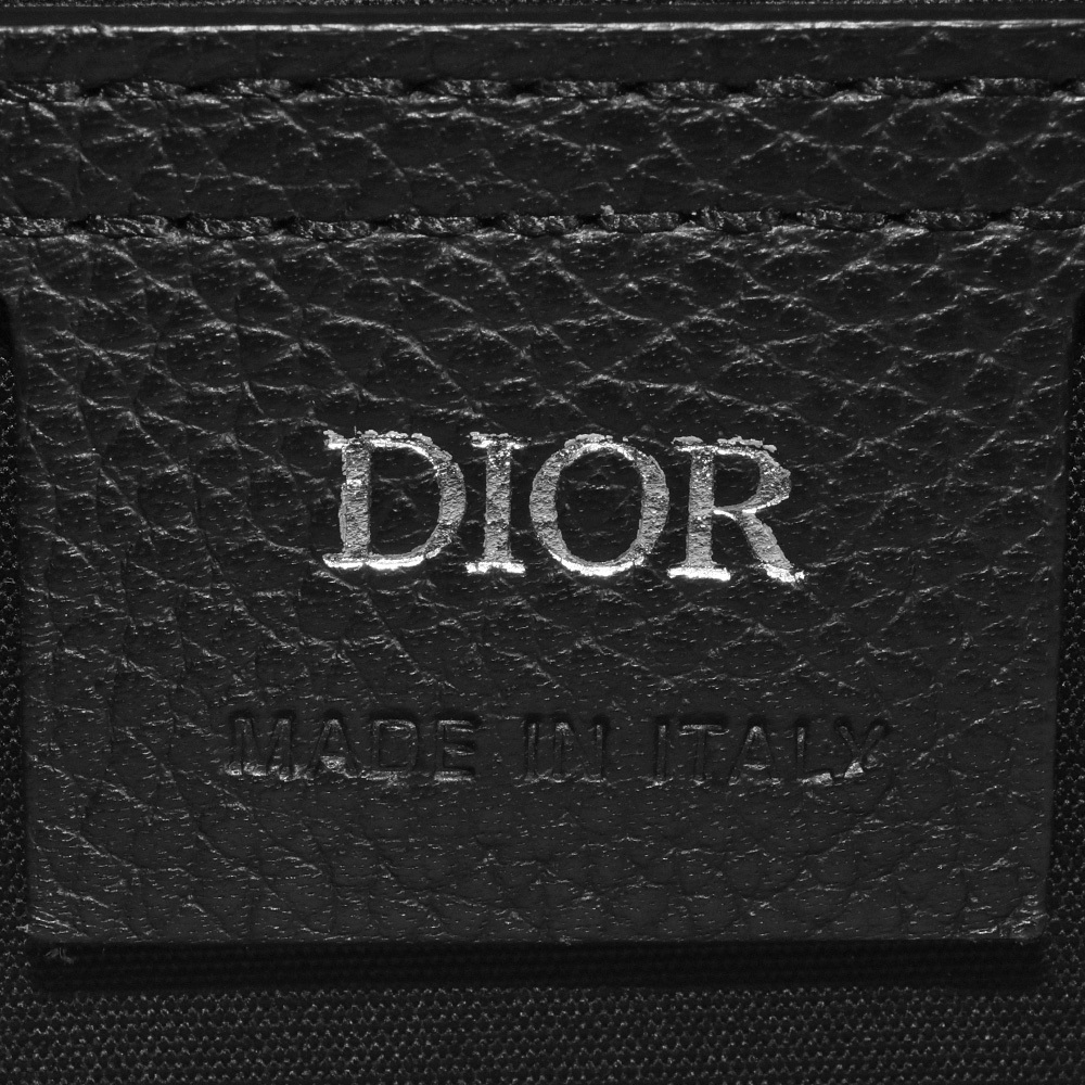 ディオール オム DIOR HOMME モーション オブリーク リュック デイパック バックパック ジャガード レザー 1MOBA062 ブラックの画像6