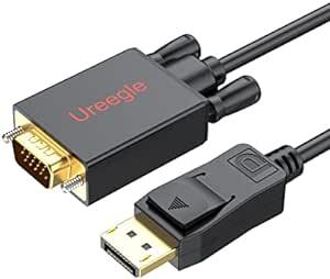 Ureegle Displayport VGA 変換 ケーブル 1.8M ディスプレイポートto VGA 変換 ケーブル 1080_画像1