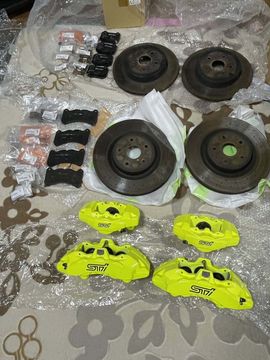 VAB более поздней модели, оригинальные STI 6POT 2POT Brembo передний и задний (до и после) суппорт, тормозной диск накладка Short детали комплект 