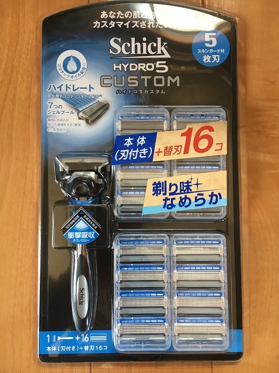 シック ハイドロ5 カスタム 替刃 17個 5枚刃 ひげそり 髭剃り SCHICK HYDRO5 CUSTOMの画像1