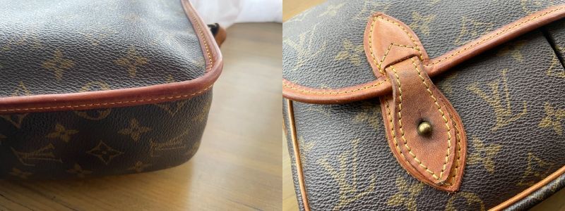 LOUIS VUITTON　ルイヴィトン モノグラム ジベシエール製造番号 AR099 箱・保管袋無し　購入３０年前　中古ビンテージ　_画像10