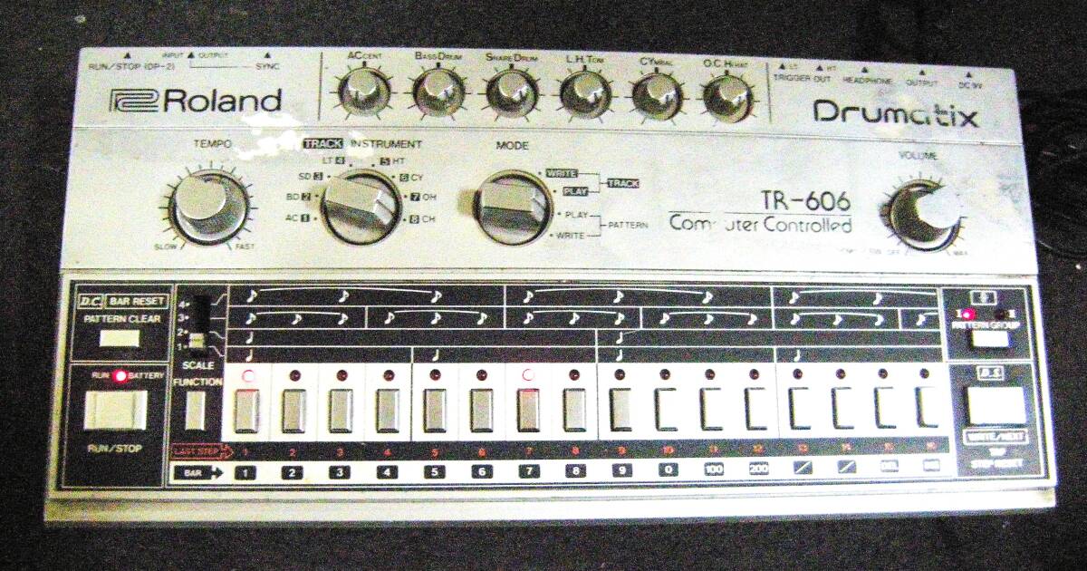 純音楽士【遠藤賢司】秘宝館所蔵楽器 大放出中！ Roland　TR-606 Drumatix_画像1