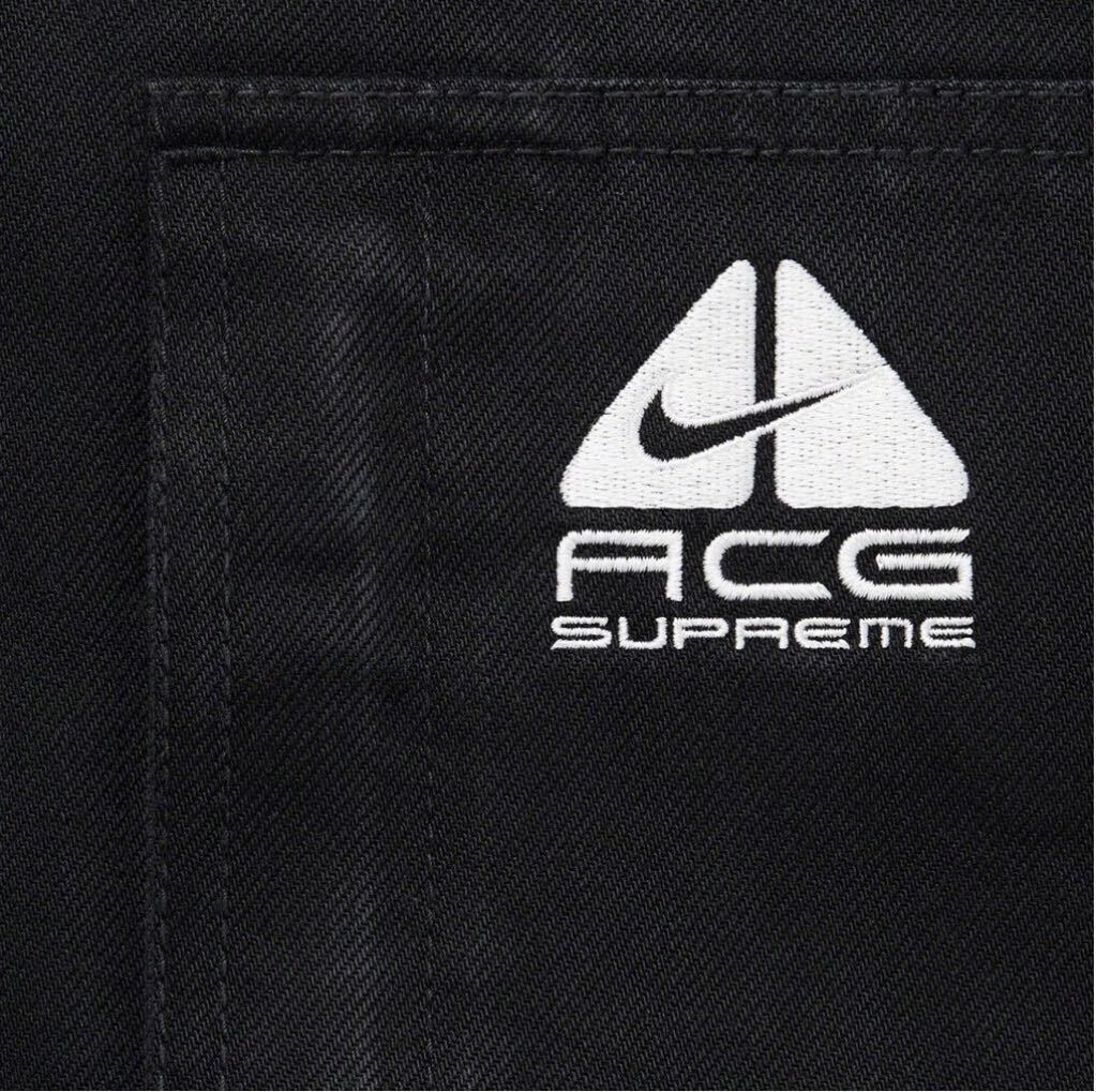 Supreme Nike ACG Denim Pullover Black シュプリーム ナイキ ACG デニム プルオーバー ブラック 2022aw ジャケット Jacketの画像3