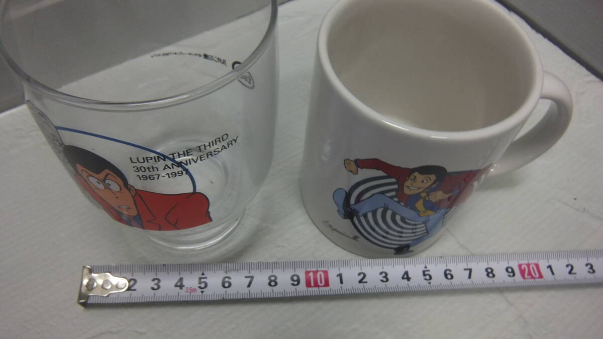 1109 ルパン三世 ３０周年記念 グラス マグカップ おまとめ の画像9
